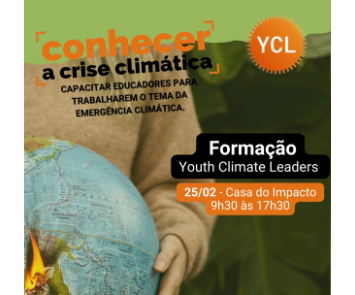 Formação com a Youth Climate Leaders (nova organização em Portugal)